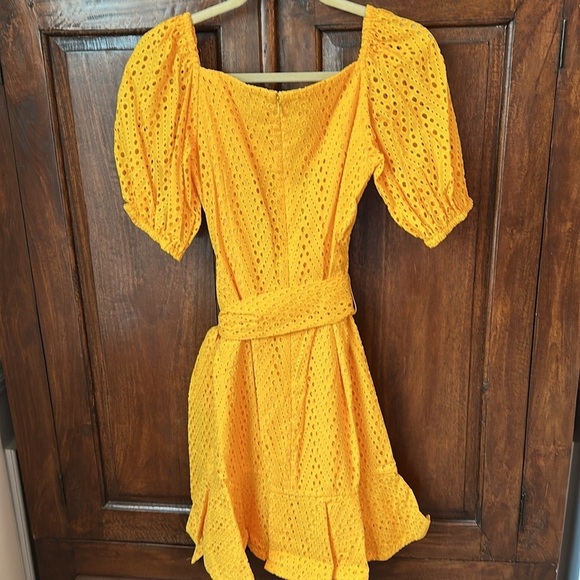 Sachin & Babi Davie yellow mini dress - Picture 6 of 9